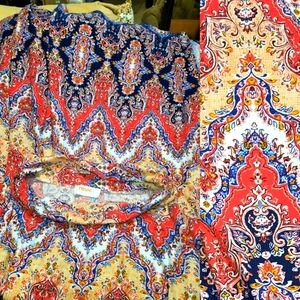 Maxi Skirt Gorgeous Pattern Large by renee c